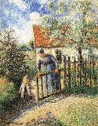 Camille Pissarro Mothers and children in the garden oil painting picture wholesale